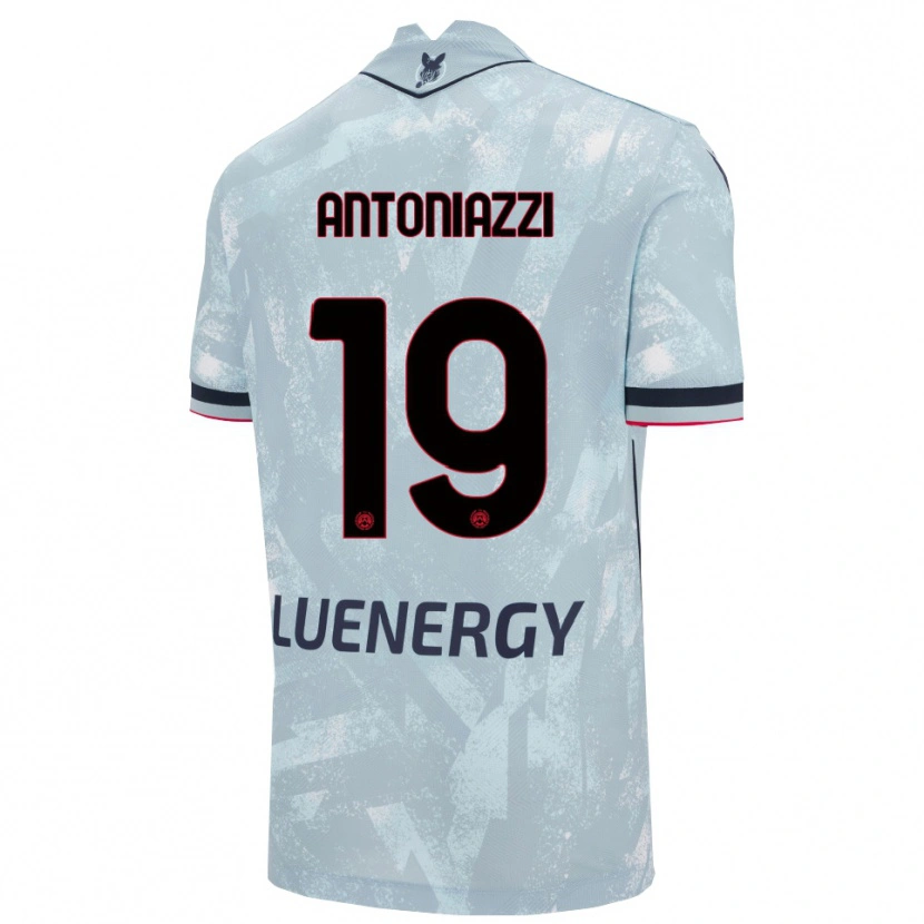 Danxen Dětské Samuele Antoniazzi #19 Světle Modrá Černá Daleko Hráčské Dresy 2025/26 Dres