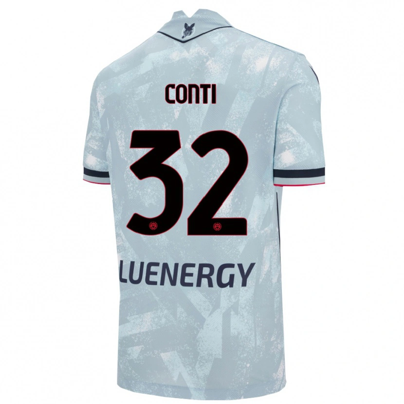 Danxen Dětské Manuel Conti #32 Světle Modrá Černá Daleko Hráčské Dresy 2025/26 Dres