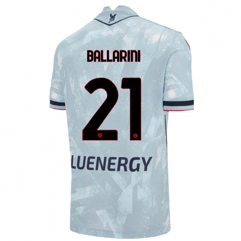 Danxen Dětské Marco Ballarini #21 Světle Modrá Černá Daleko Hráčské Dresy 2025/26 Dres
