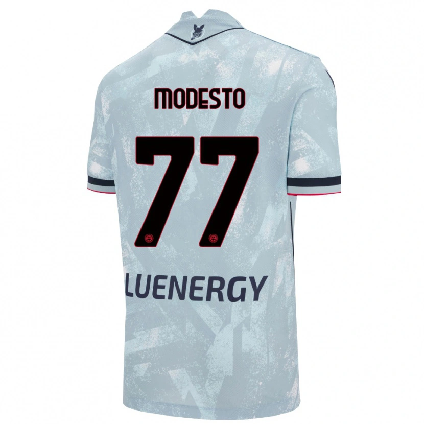 Danxen Dětské Rui Modesto #77 Světle Modrá Černá Daleko Hráčské Dresy 2025/26 Dres