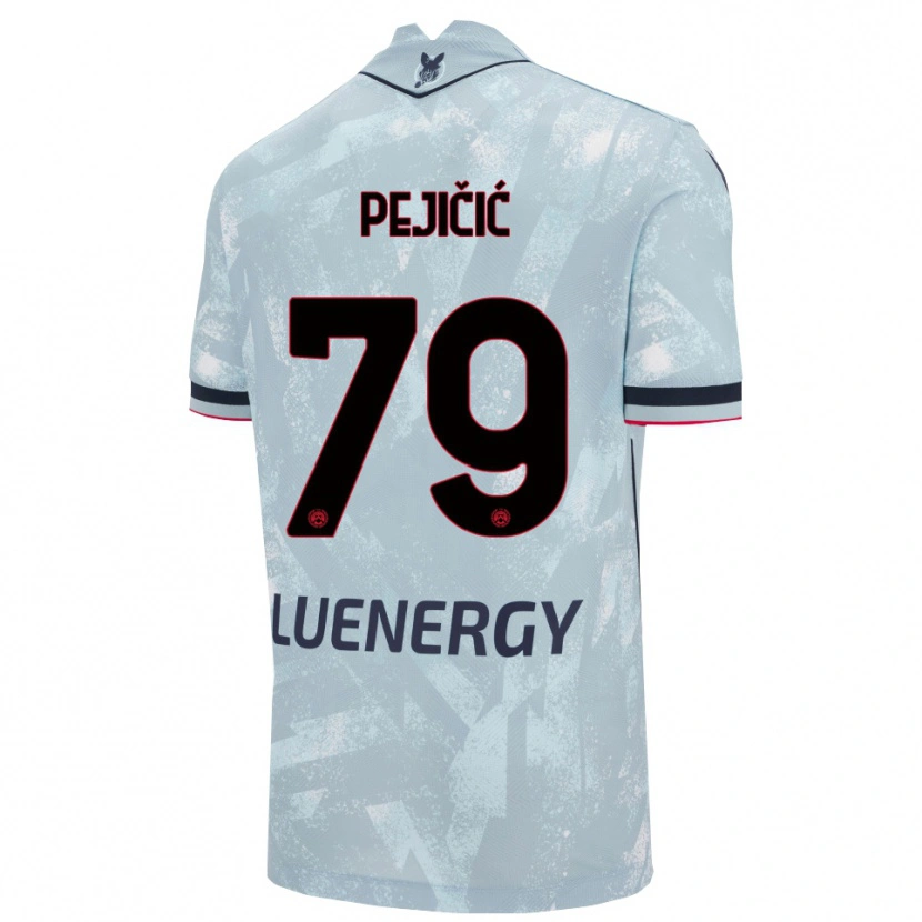 Danxen Dětské David Pejičić #79 Světle Modrá Černá Daleko Hráčské Dresy 2025/26 Dres