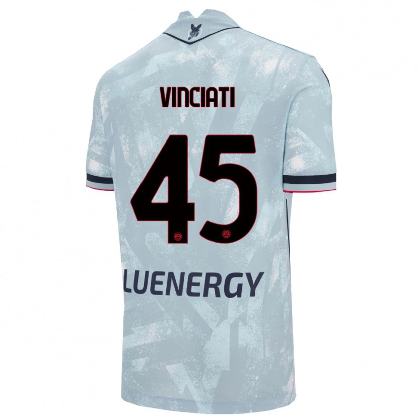 Danxen Dětské Giulio Vinciati #45 Světle Modrá Černá Daleko Hráčské Dresy 2025/26 Dres