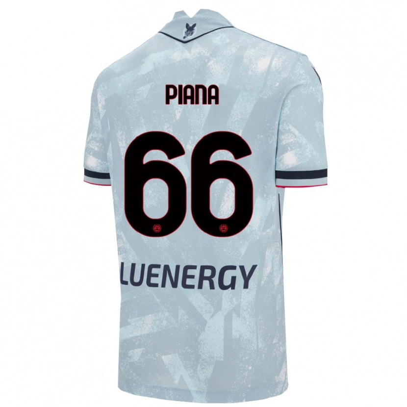 Danxen Dětské Edoardo Piana #66 Světle Modrá Černá Daleko Hráčské Dresy 2025/26 Dres
