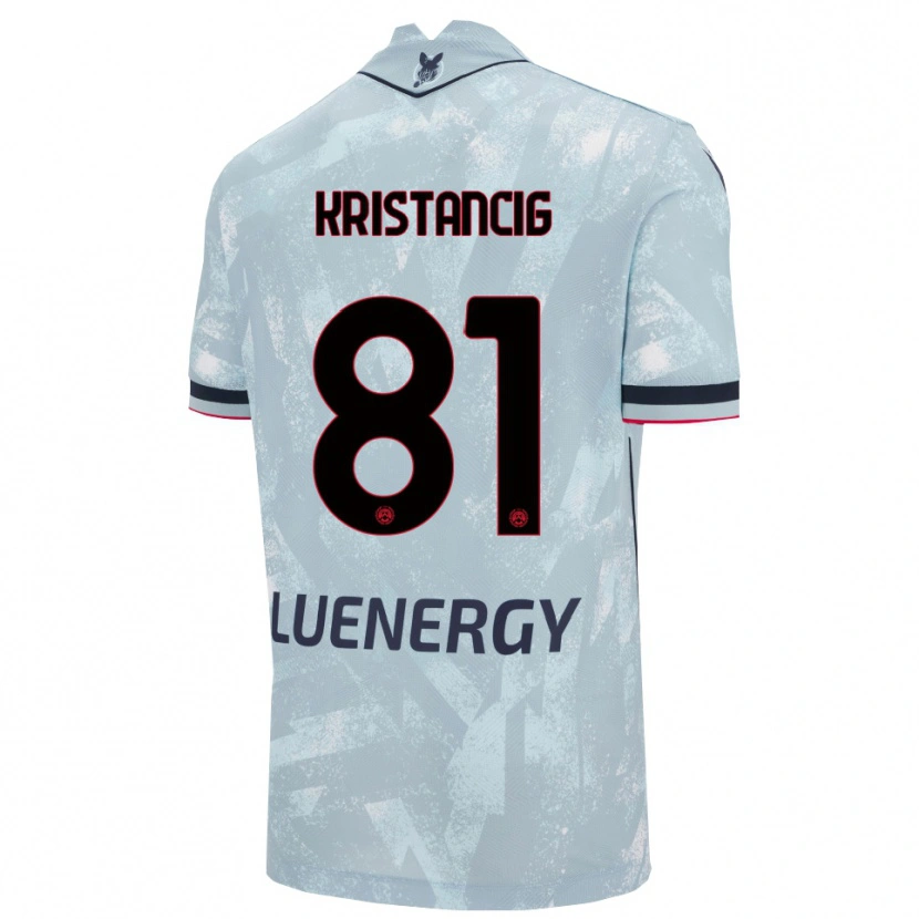 Danxen Dětské Luca Kristancig #81 Světle Modrá Černá Daleko Hráčské Dresy 2025/26 Dres