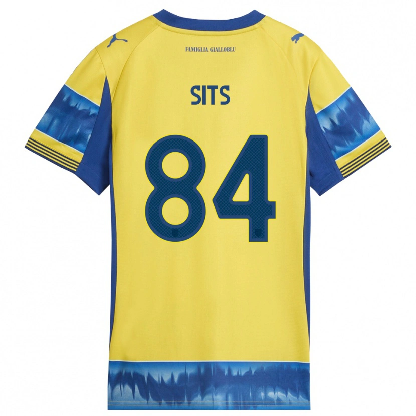 Danxen Dětské Dario Sits #84 Žlutá Modrá Daleko Hráčské Dresy 2025/26 Dres