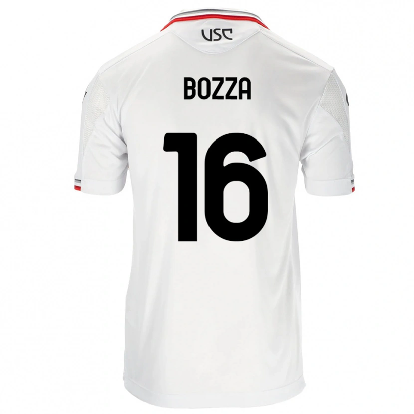 Danxen Dětské Mattia Bozza #16 Bílá Červená Daleko Hráčské Dresy 2025/26 Dres