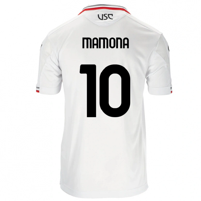 Danxen Dětské Blue Mamona #10 Bílá Červená Daleko Hráčské Dresy 2025/26 Dres