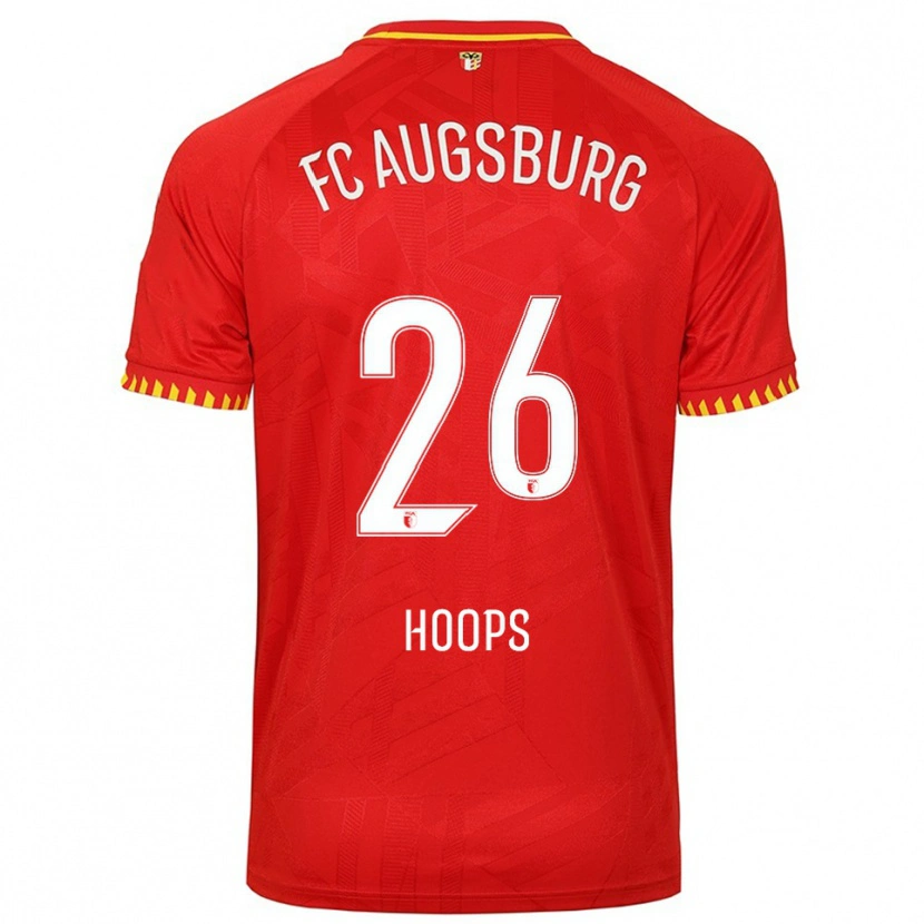 Danxen Dětské Tim Hoops #26 Červená Žlutá Daleko Hráčské Dresy 2025/26 Dres