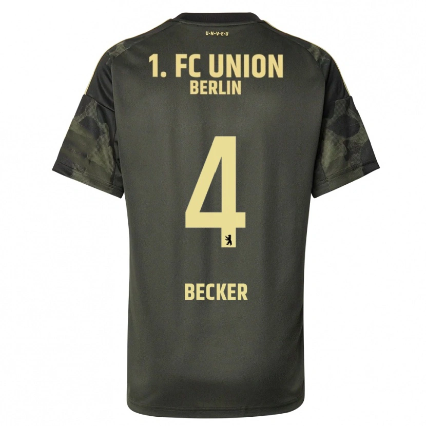 Danxen Dětské Marie Becker #4 Tmavě Zelená Černá Daleko Hráčské Dresy 2025/26 Dres