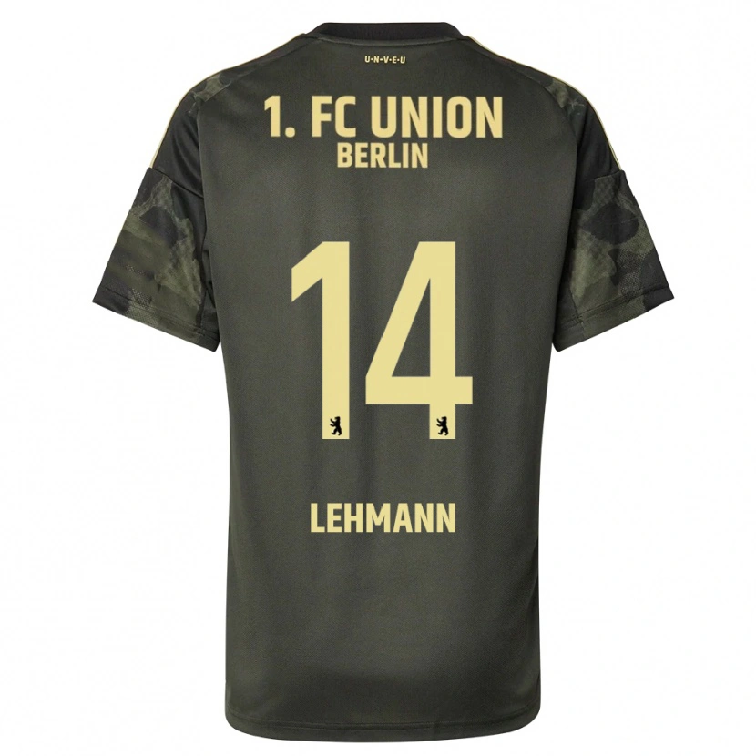 Danxen Dětské Noah Lehmann #14 Tmavě Zelená Černá Daleko Hráčské Dresy 2025/26 Dres