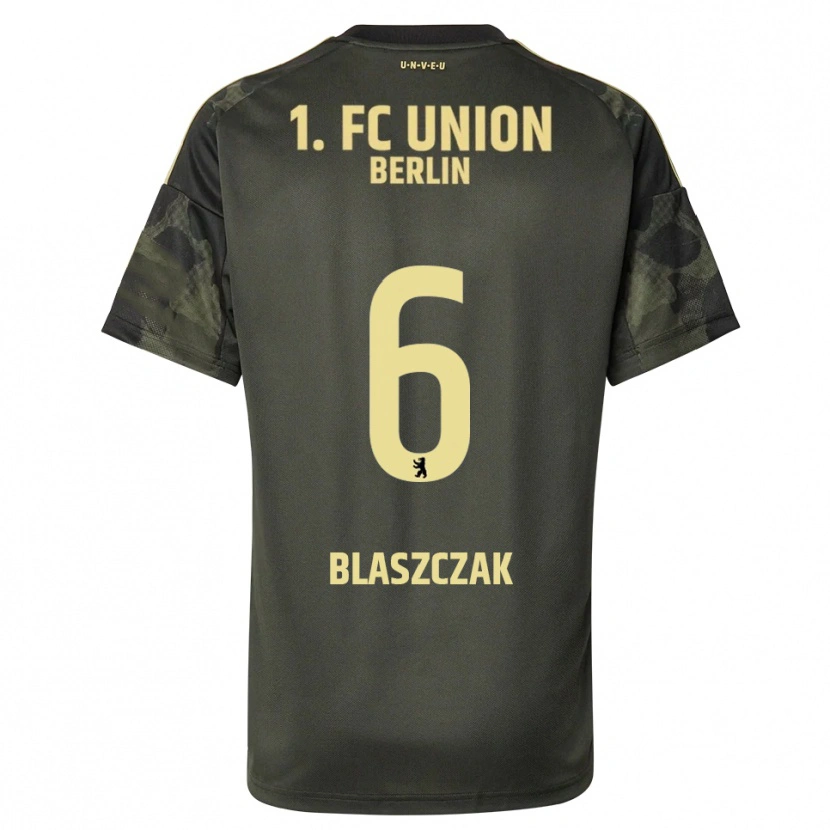 Danxen Dětské Tim Blaszczak #6 Tmavě Zelená Černá Daleko Hráčské Dresy 2025/26 Dres