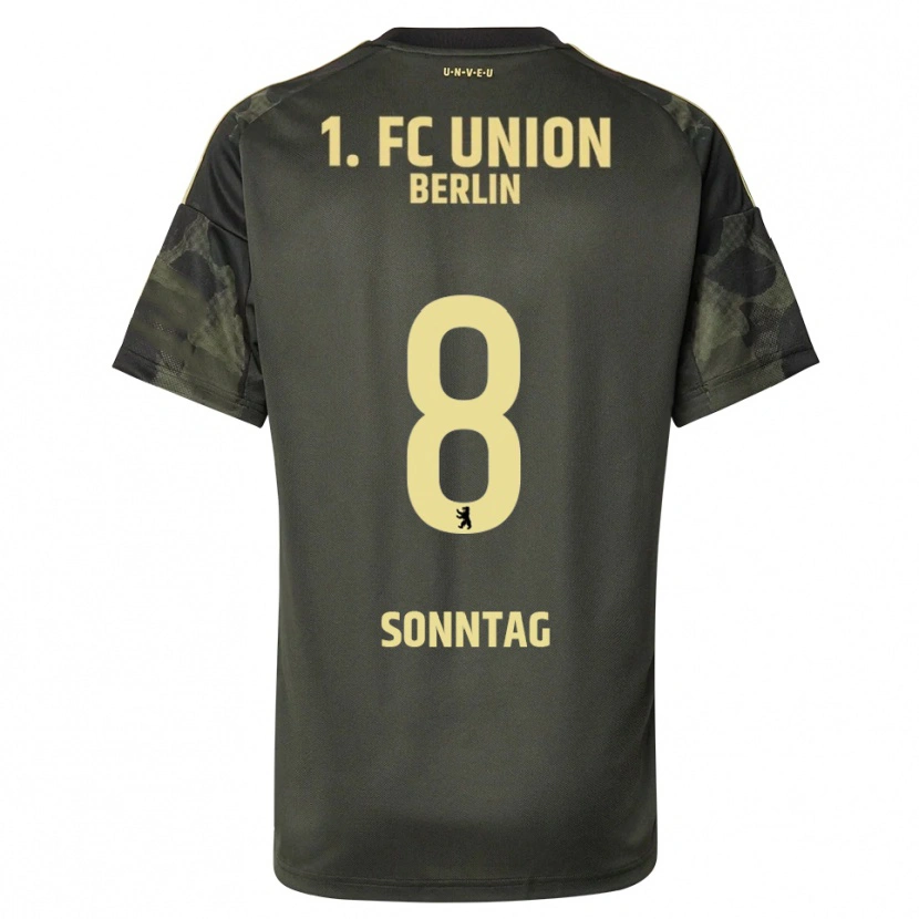 Danxen Dětské Milan Sonntag #8 Tmavě Zelená Černá Daleko Hráčské Dresy 2025/26 Dres