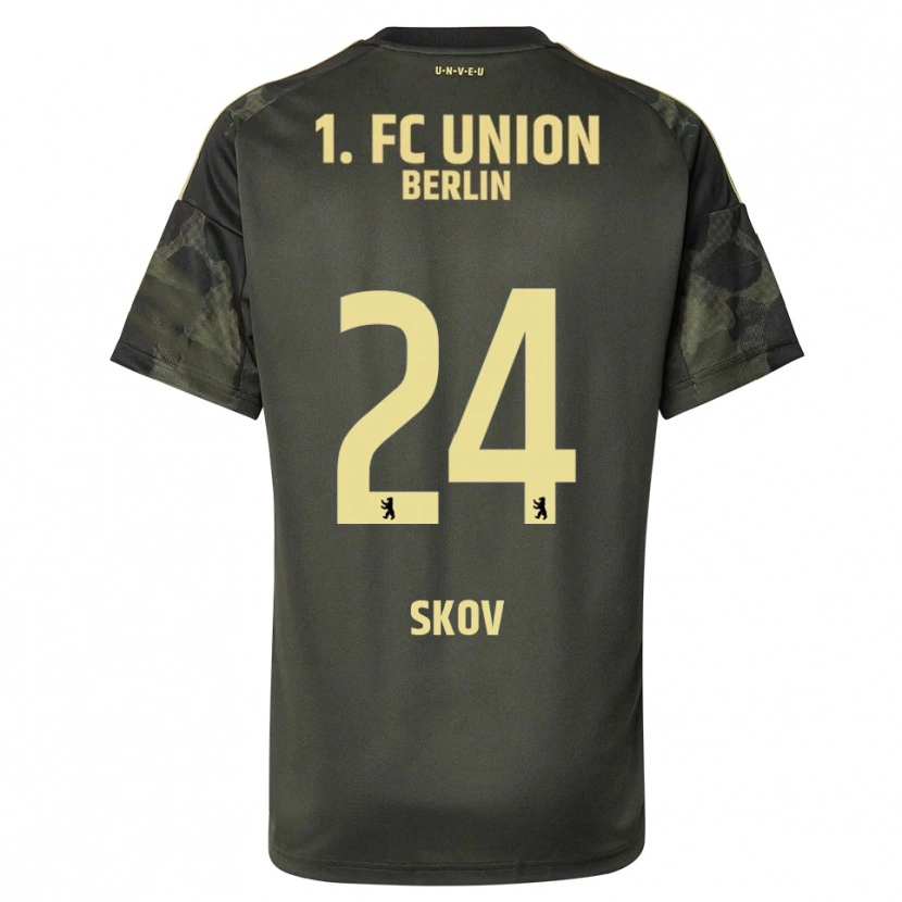 Danxen Dětské Robert Skov #24 Tmavě Zelená Černá Daleko Hráčské Dresy 2025/26 Dres