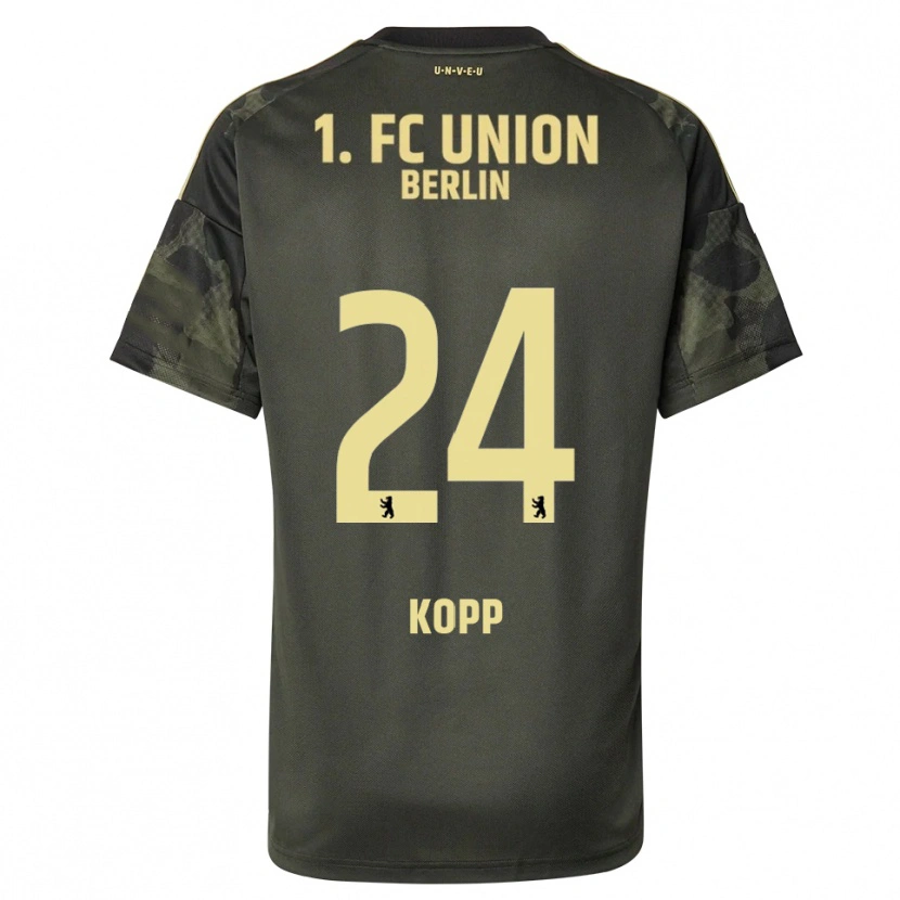 Danxen Dětské Marvin Kopp #24 Tmavě Zelená Černá Daleko Hráčské Dresy 2025/26 Dres