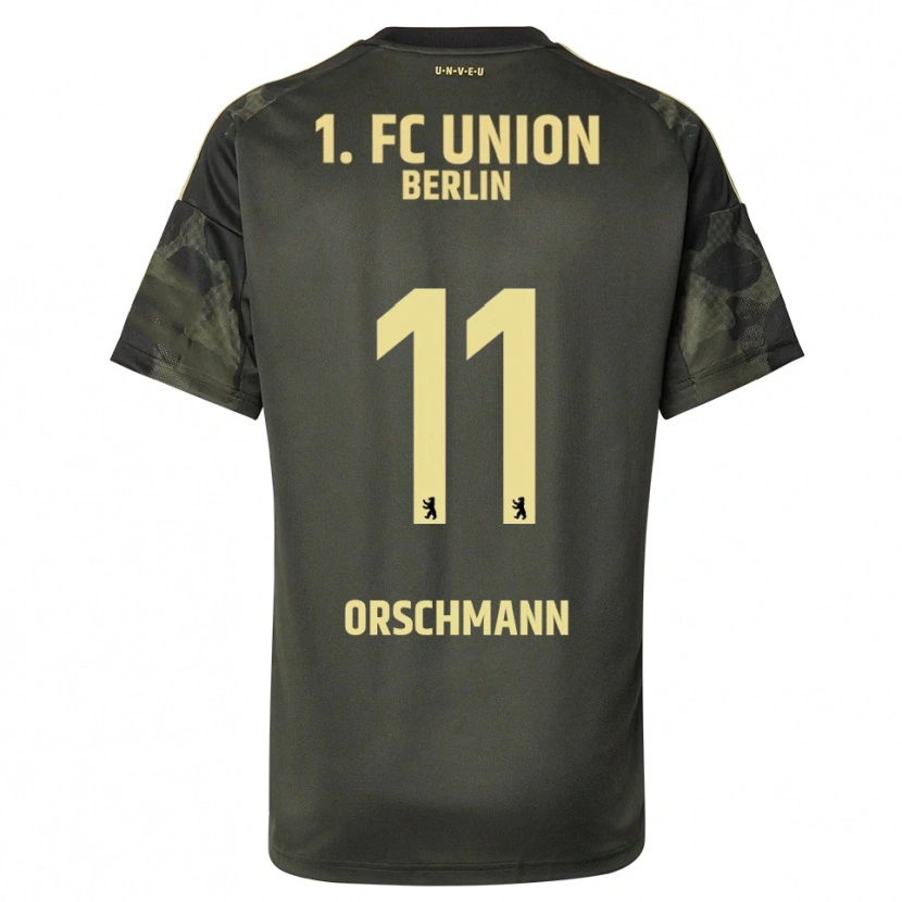 Danxen Dětské Dina Orschmann #11 Tmavě Zelená Černá Daleko Hráčské Dresy 2025/26 Dres