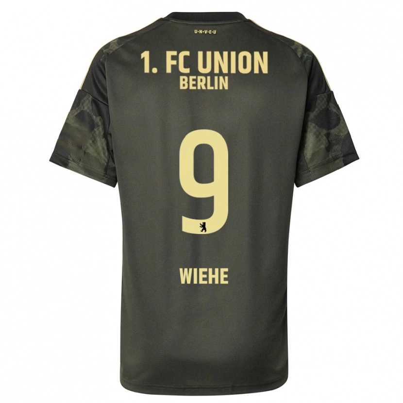 Danxen Dětské Jakob Wiehe #9 Tmavě Zelená Černá Daleko Hráčské Dresy 2025/26 Dres