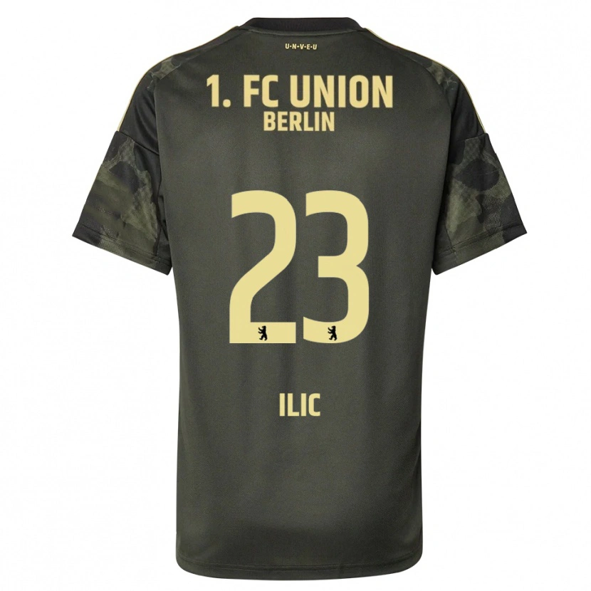 Danxen Dětské Andrej Ilic #23 Tmavě Zelená Černá Daleko Hráčské Dresy 2025/26 Dres