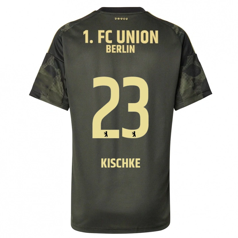 Danxen Dětské Pepe Kischke #23 Tmavě Zelená Černá Daleko Hráčské Dresy 2025/26 Dres