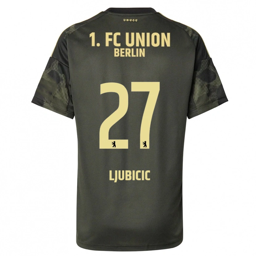 Danxen Dětské Marin Ljubicic #27 Tmavě Zelená Černá Daleko Hráčské Dresy 2025/26 Dres
