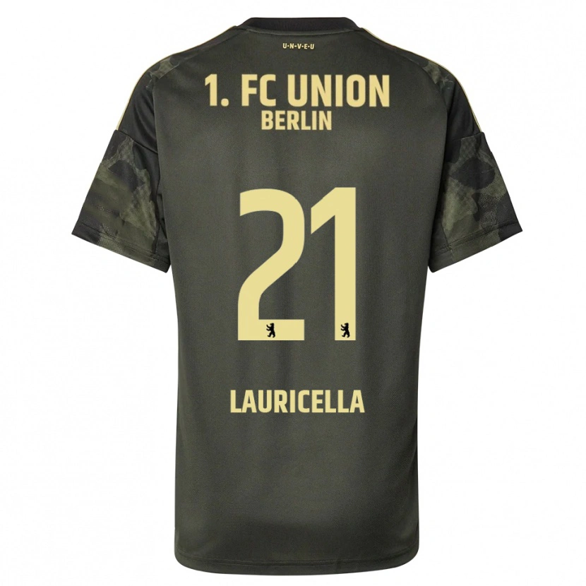 Danxen Dětské Guiseppe Lauricella #21 Tmavě Zelená Černá Daleko Hráčské Dresy 2025/26 Dres