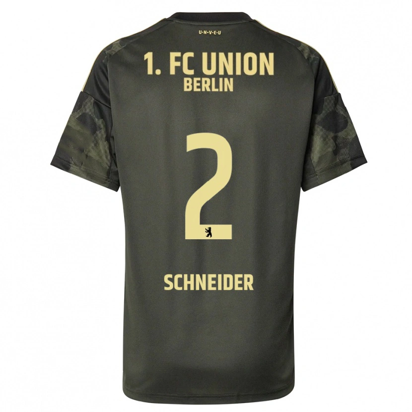 Danxen Dětské Tomke Schneider #2 Tmavě Zelená Černá Daleko Hráčské Dresy 2025/26 Dres
