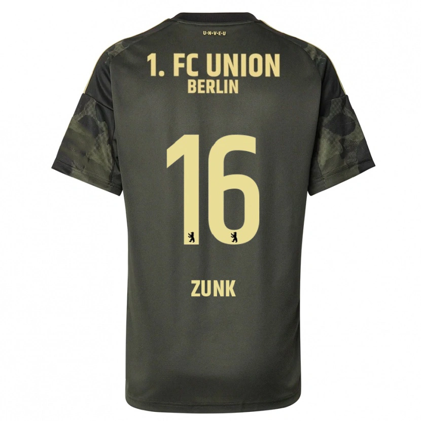 Danxen Dětské Niklas Zunk #16 Tmavě Zelená Černá Daleko Hráčské Dresy 2025/26 Dres