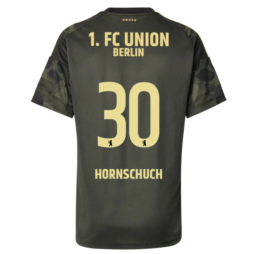 Danxen Dětské Sarah Hornschuch #30 Tmavě Zelená Černá Daleko Hráčské Dresy 2025/26 Dres