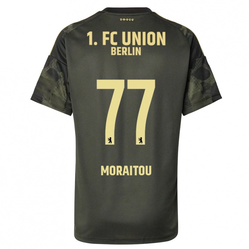 Danxen Dětské Athanasia Moraitou #77 Tmavě Zelená Černá Daleko Hráčské Dresy 2025/26 Dres