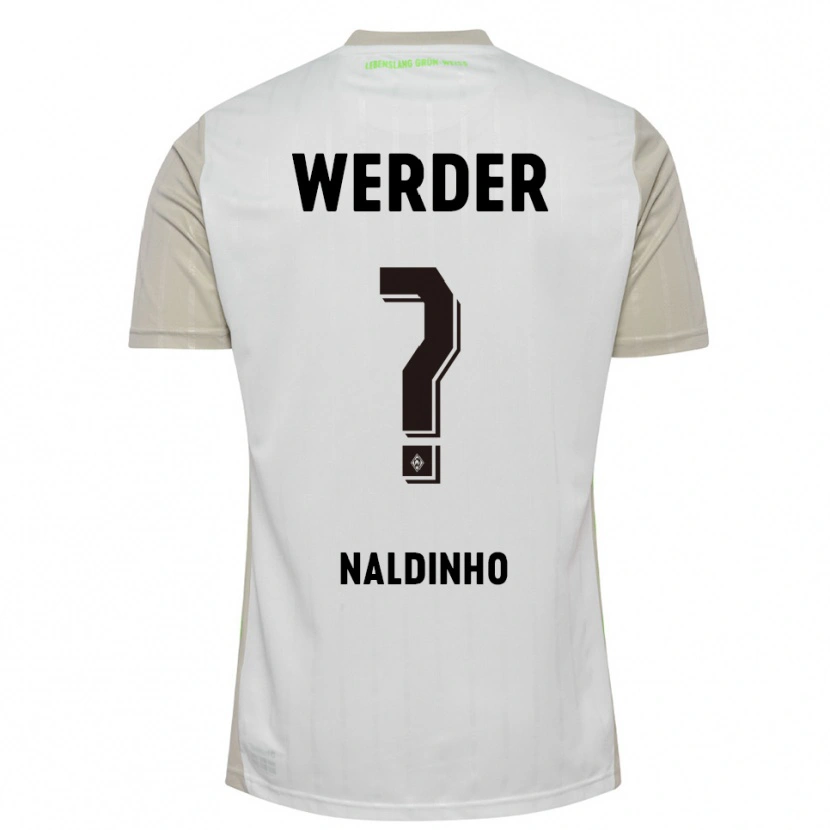 Danxen Dětské Naldinho #0 Bílá Černá Daleko Hráčské Dresy 2025/26 Dres