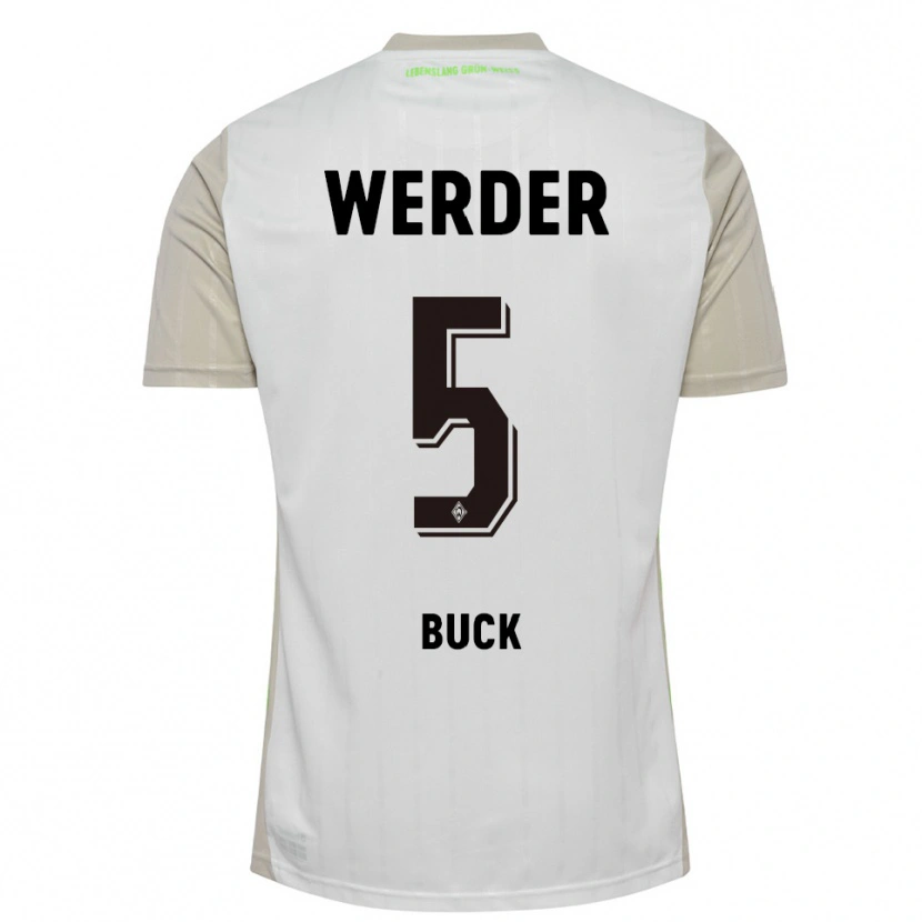 Danxen Dětské Marten Buck #5 Bílá Černá Daleko Hráčské Dresy 2025/26 Dres