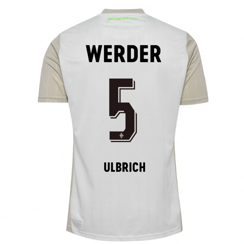 Danxen Dětské Michelle Ulbrich #5 Bílá Černá Daleko Hráčské Dresy 2025/26 Dres