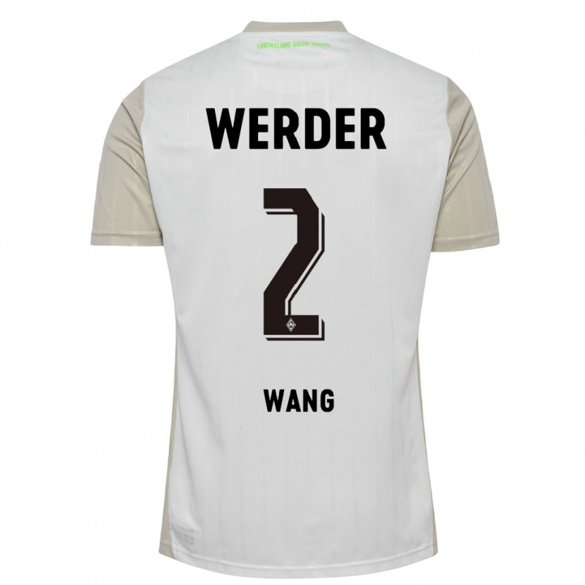 Danxen Dětské Bowen Wang #2 Bílá Černá Daleko Hráčské Dresy 2025/26 Dres