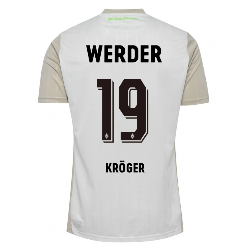 Danxen Dětské Moritz Kröger #19 Bílá Černá Daleko Hráčské Dresy 2025/26 Dres