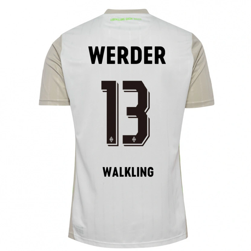 Danxen Dětské Ricarda Walkling #13 Bílá Černá Daleko Hráčské Dresy 2025/26 Dres