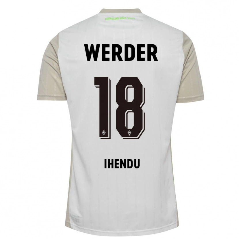 Danxen Dětské Daniel Ihendu #18 Bílá Černá Daleko Hráčské Dresy 2025/26 Dres
