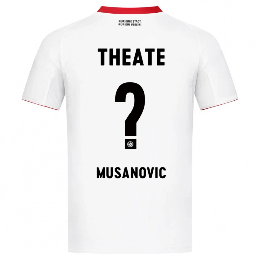 Danxen Dětské Haris Musanovic #0 Bílá Červená Daleko Hráčské Dresy 2025/26 Dres
