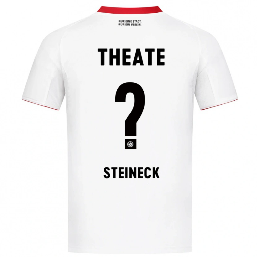 Danxen Dětské David Steineck #0 Bílá Červená Daleko Hráčské Dresy 2025/26 Dres