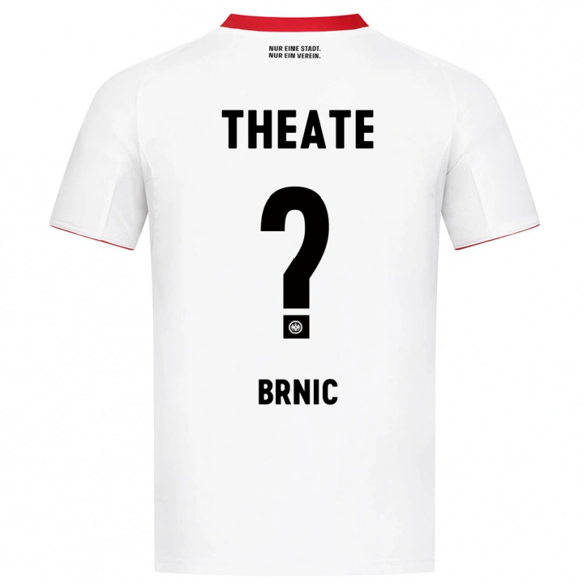 Danxen Dětské Luka Brnic #0 Bílá Červená Daleko Hráčské Dresy 2025/26 Dres
