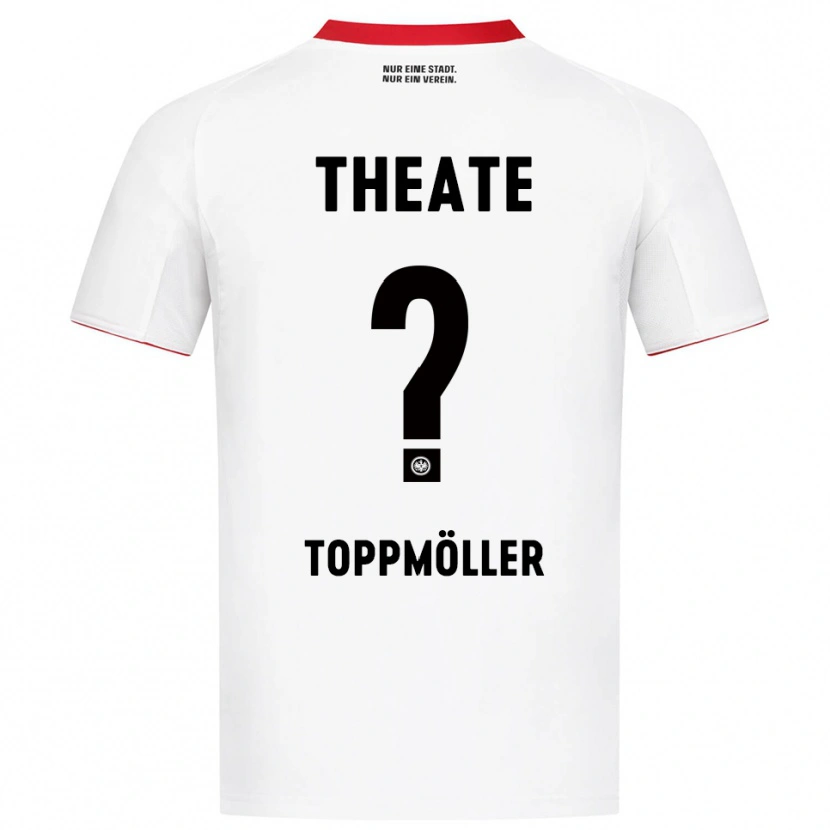 Danxen Dětské Lionel Toppmöller #0 Bílá Červená Daleko Hráčské Dresy 2025/26 Dres