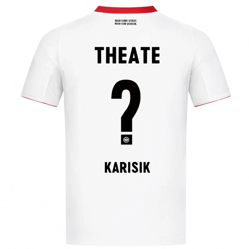 Danxen Dětské Harun Karisik #0 Bílá Červená Daleko Hráčské Dresy 2025/26 Dres