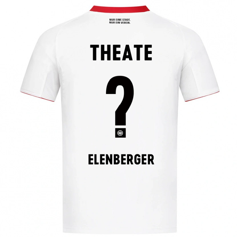 Danxen Dětské Samuel Elenberger #0 Bílá Červená Daleko Hráčské Dresy 2025/26 Dres