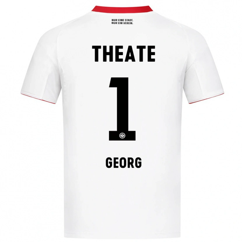 Danxen Dětské Hannes Georg #1 Bílá Červená Daleko Hráčské Dresy 2025/26 Dres