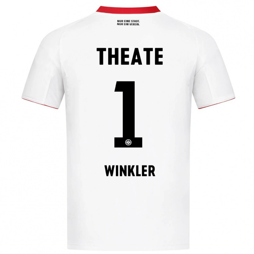 Danxen Dětské Sophia Winkler #1 Bílá Červená Daleko Hráčské Dresy 2025/26 Dres