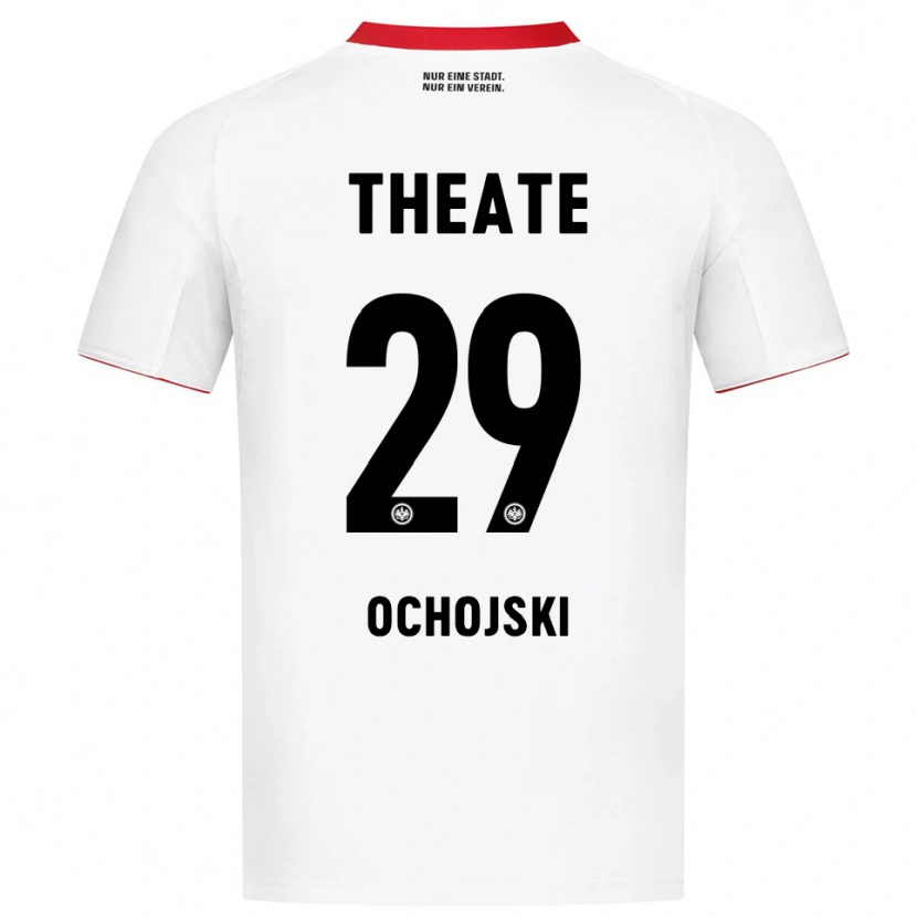 Danxen Dětské Nico Ochojski #29 Bílá Červená Daleko Hráčské Dresy 2025/26 Dres