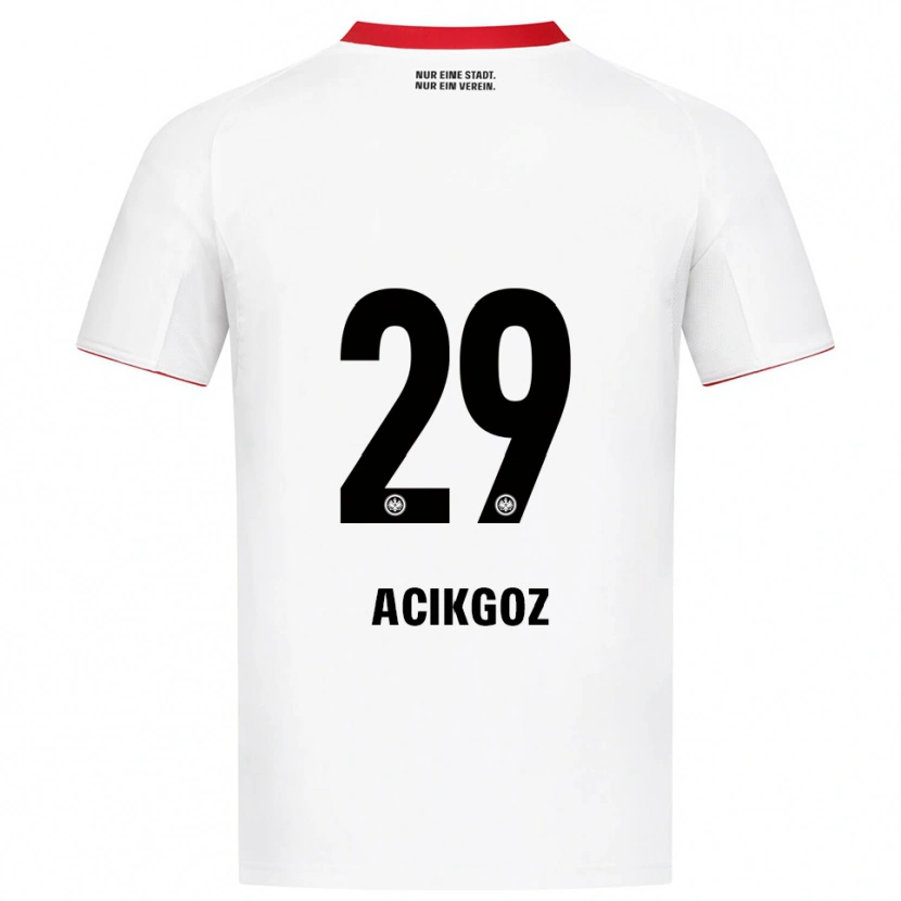 Danxen Dětské Dilara Acikgoz #29 Bílá Červená Daleko Hráčské Dresy 2025/26 Dres