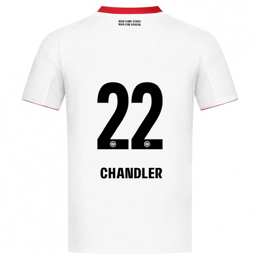 Danxen Dětské Timothy Chandler #22 Bílá Červená Daleko Hráčské Dresy 2025/26 Dres