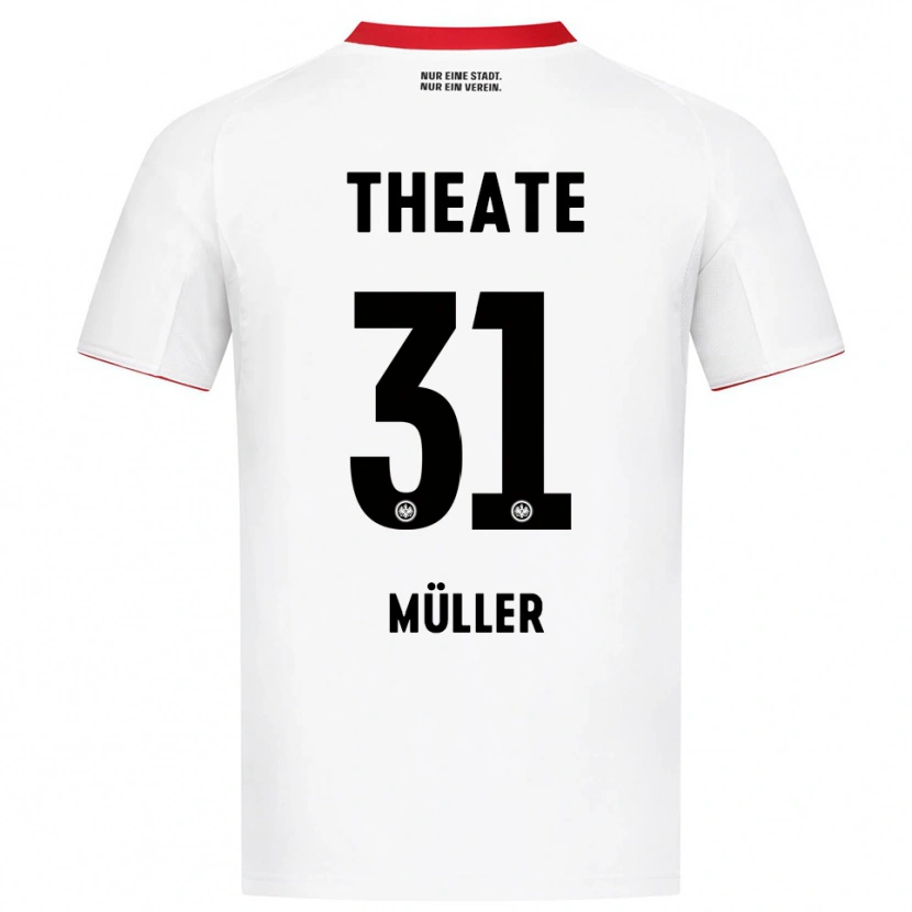 Danxen Dětské Laurin Müller #31 Bílá Červená Daleko Hráčské Dresy 2025/26 Dres