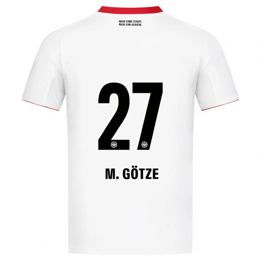 Danxen Dětské Mario Götze #27 Bílá Červená Daleko Hráčské Dresy 2025/26 Dres