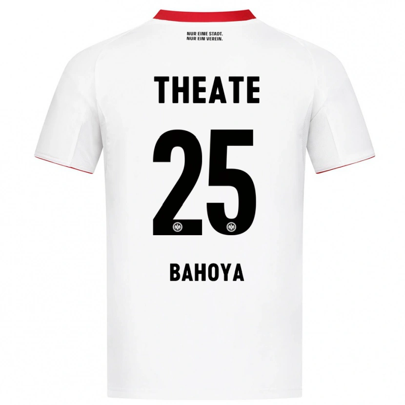 Danxen Dětské Paul Bahoya #25 Bílá Červená Daleko Hráčské Dresy 2025/26 Dres