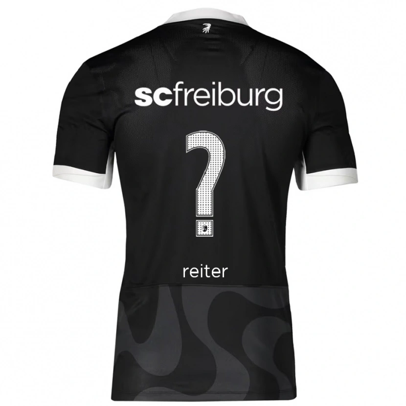 Danxen Dětské Vincent Reiter #0 Černá Bílá Daleko Hráčské Dresy 2025/26 Dres
